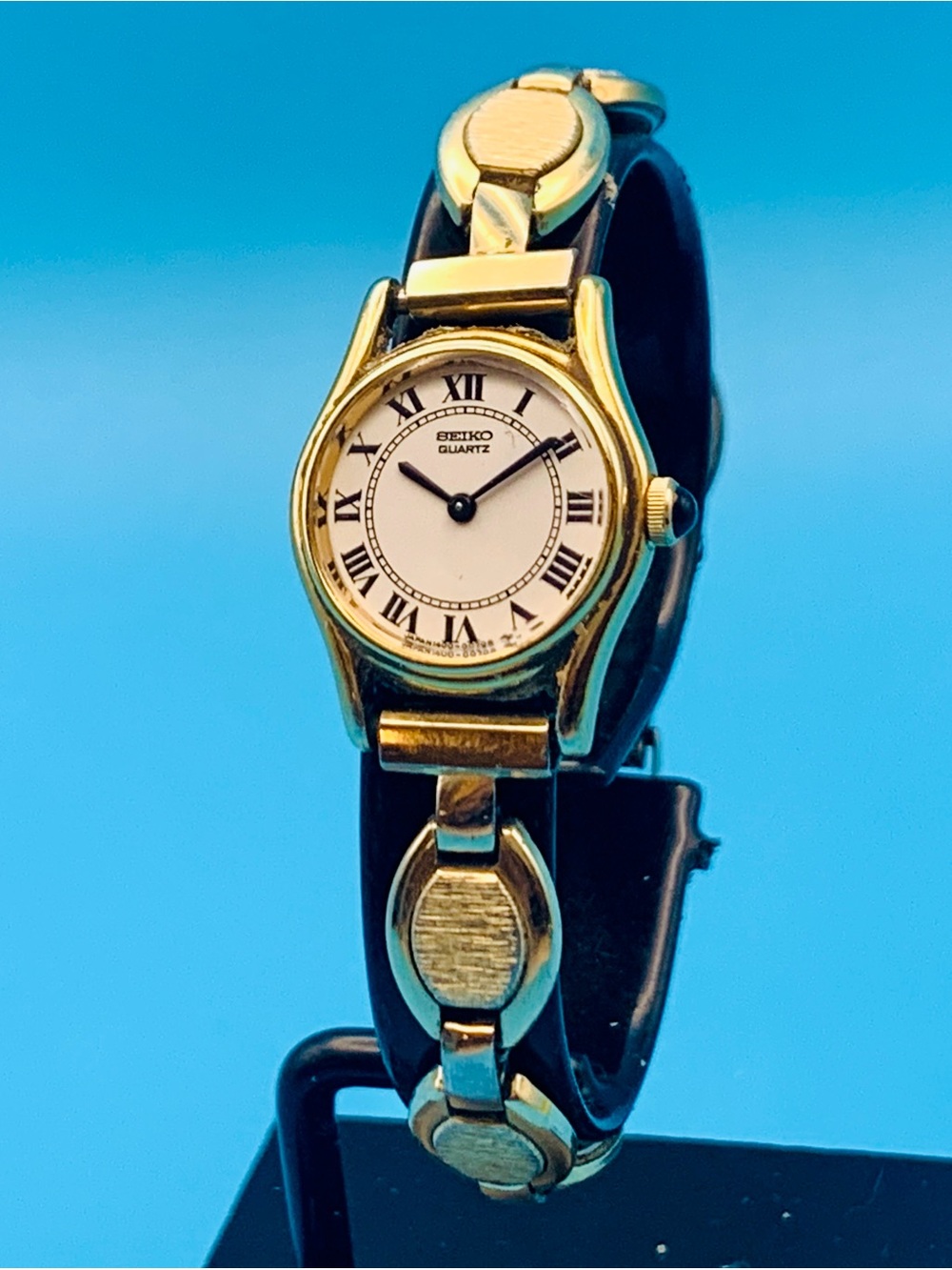 SEIKO 1400-0029 Women’s Vintage Wristwatch Speidel Bracelet Working New Battery